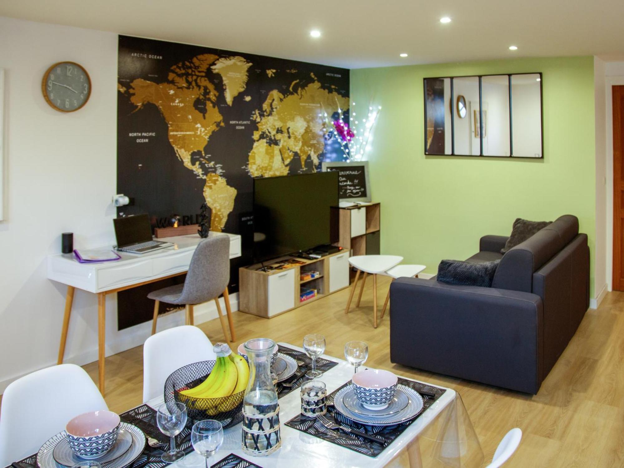 Le Concorde-Wifi-Clim-Parking-3Etoiles-Ockeys Apartment Bram Exterior photo
